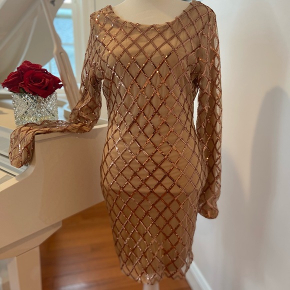 Beautiful Forever 21 dress size L with sequins - Picture 4 of 4